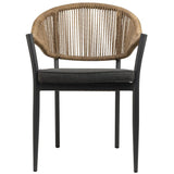 Záhradná stolička Lion, prírodná farba