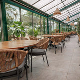 Záhradná stolička Lion, prírodná farba