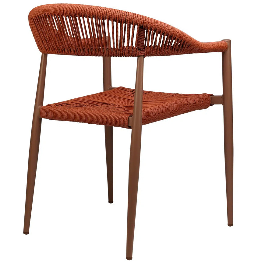 Záhradná stolička Jonah, oranžová