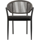 Záhradná stolička Lion, sivá