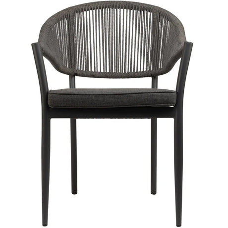 Záhradná stolička Lion, sivá