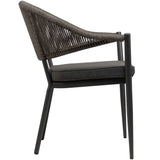 Záhradná stolička Lion, sivá