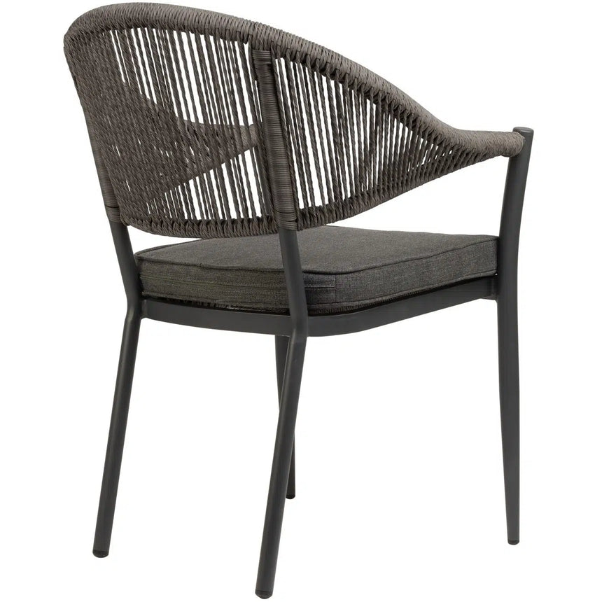 Záhradná stolička Lion, sivá