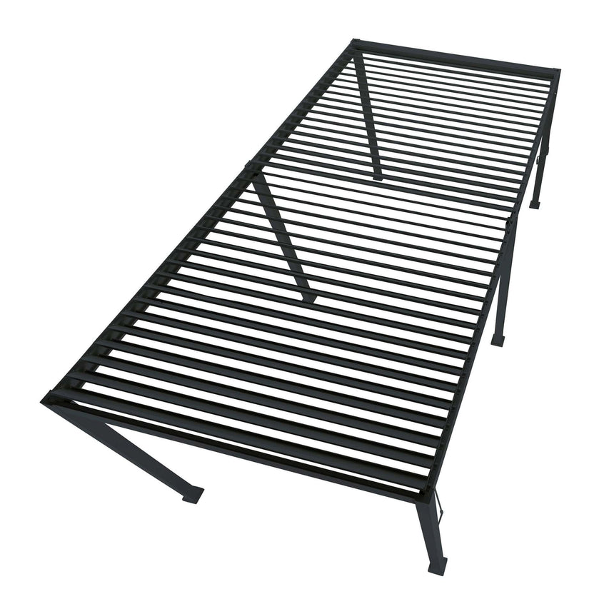 Reflect Standard 3×6 m bioklimatikus alumínium pergola – antracit, 8 cm-es oszlopokkal