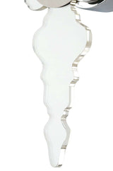 Nástenná 3D lampa Ice – priehľadný akryl