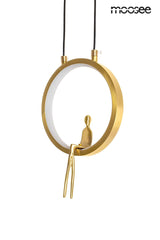 Závesná lampa kruhová – chlapčenská verzia zlatá