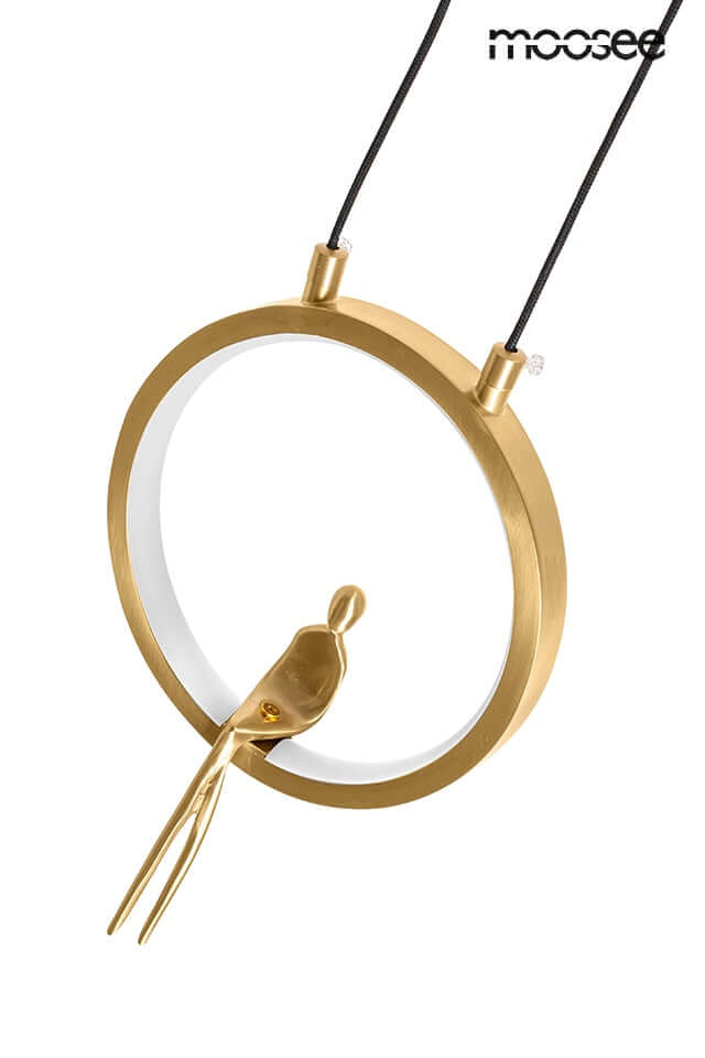 Závesná lampa kruhová – chlapčenská verzia zlatá