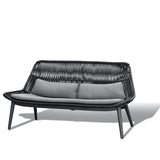 Záhradná súprava Grattoni Como pre 4 osoby, antracitová