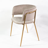 Jedálenská stolička Mia vo farbe Camel