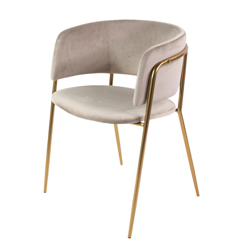 Jedálenská stolička Mia vo farbe Camel