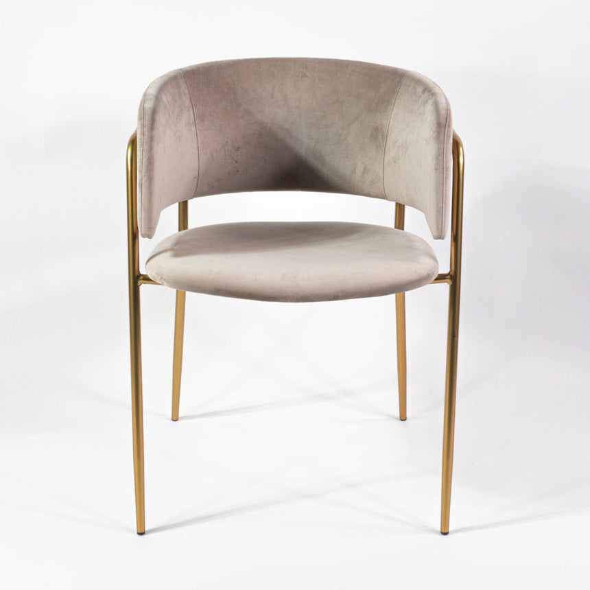 Jedálenská stolička Mia vo farbe Camel