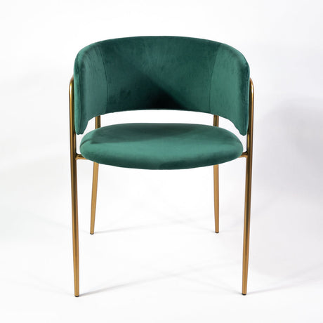 Jedálenská stolička Mia v zelenej farbe