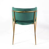 Jedálenská stolička Mia v zelenej farbe