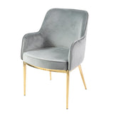 Jedálenská stolička KL Nolan prémiovej kvality v sivej farbe