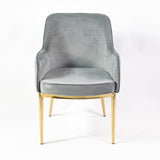 Jedálenská stolička KL Nolan prémiovej kvality v sivej farbe