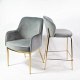 Jedálenská stolička KL Nolan prémiovej kvality v sivej farbe