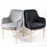 Jedálenská stolička KL Nolan prémiovej kvality v sivej farbe