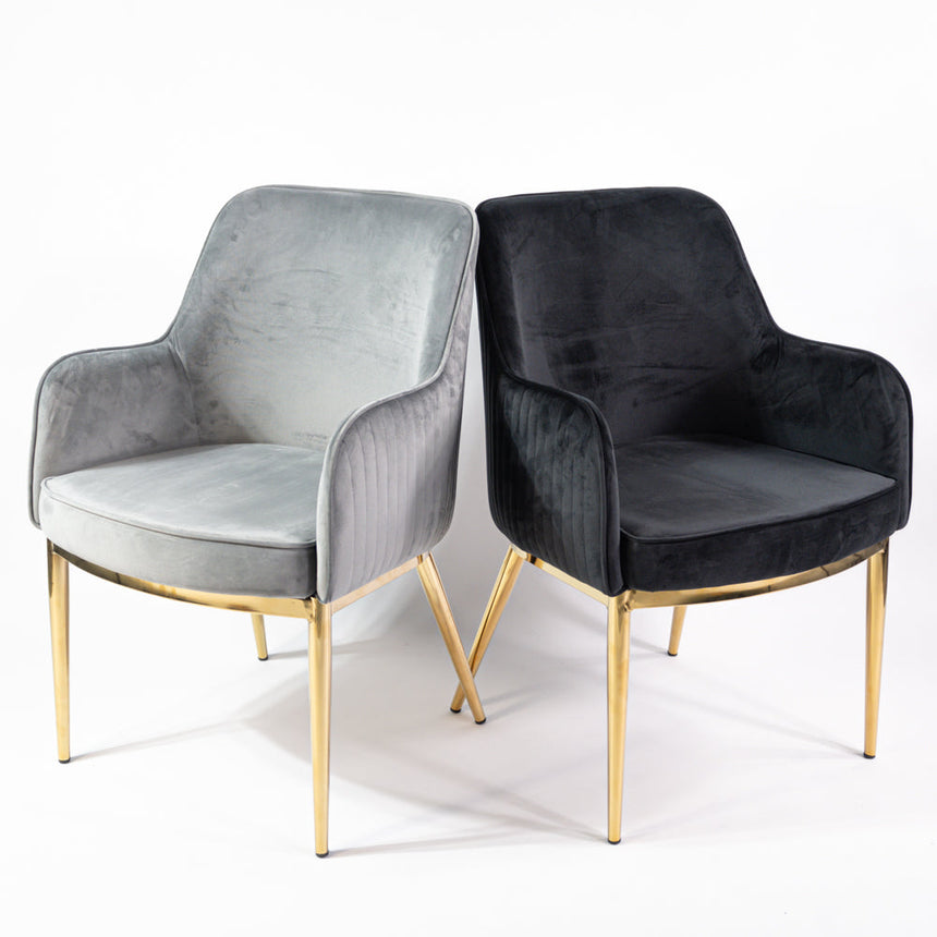 Jedálenská stolička KL Nolan prémiovej kvality v sivej farbe