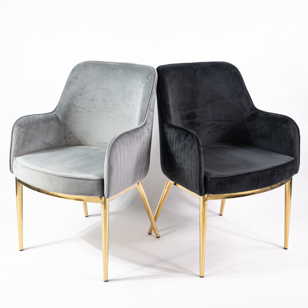 Prémiová jedálenská stolička KL Nolan v čiernej farbe