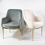 Prémiová jedálenská stolička KL Nolan v krémovej farbe