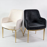 Prémiová jedálenská stolička KL Nolan v čiernej farbe