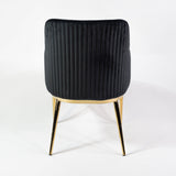 Prémiová jedálenská stolička KL Nolan v čiernej farbe