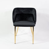 Jedálenská stolička KL Violet Reinforced v čiernej farbe - Showroom Pieces