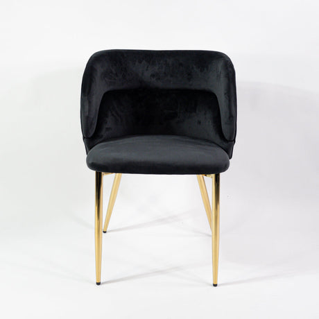 KL Violet erősített étkezőszék fekete színben - bemutatótermi darabok