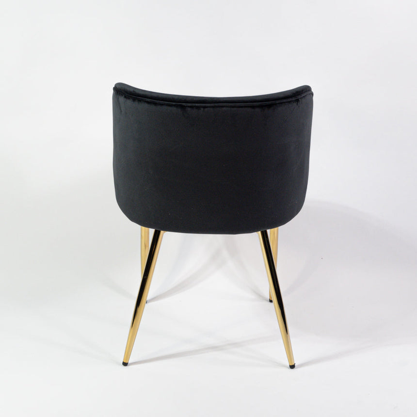 Jedálenská stolička KL Violet Reinforced v čiernej farbe - Showroom Pieces