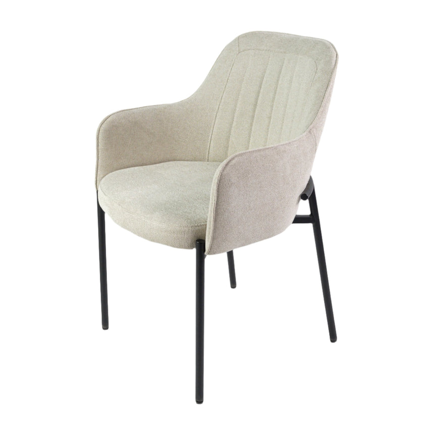 Jedálenská stolička KL Porto prémiovej kvality, béžová