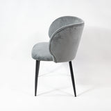 Jedálenská stolička KL Violet, sivá, 6-dielna ponuka