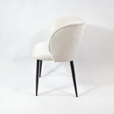 Jedálenská stolička KL Violet s výstužou, krémová, 6-dielna ponuka