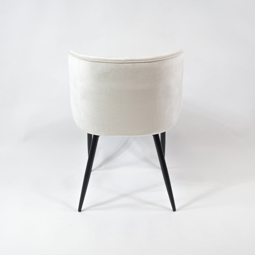 Jedálenská stolička KL Violet s výstužou, krémová, 6-dielna ponuka