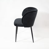 Jedálenská stolička KL Violet, čierna, 6-dielna ponuka