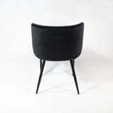 Jedálenská stolička KL Violet, čierna, 6-dielna ponuka