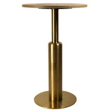 Noha barového stola KJ Duco, zlatá farba