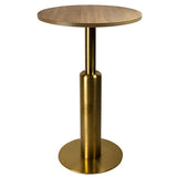 Noha barového stola KJ Duco, zlatá farba