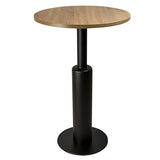 Noha barového stola KJ Duco, čierna