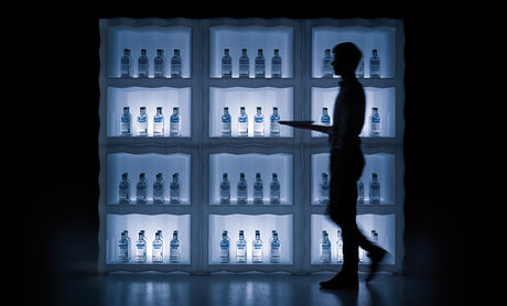 Frozen display polc