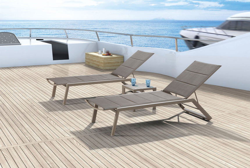 Záhradné ležadlo Grattoni 924 Lux, béžová