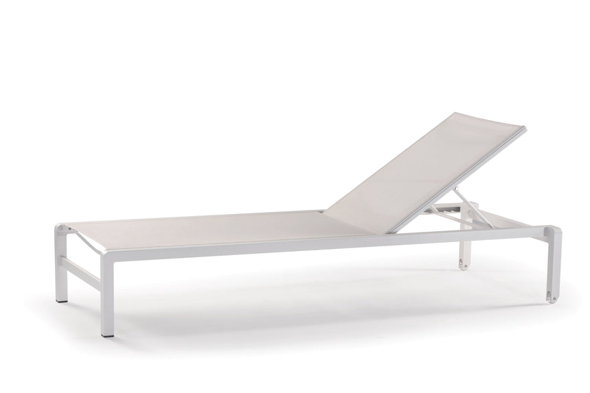 Záhradné ležadlo Grattoni 927, biele