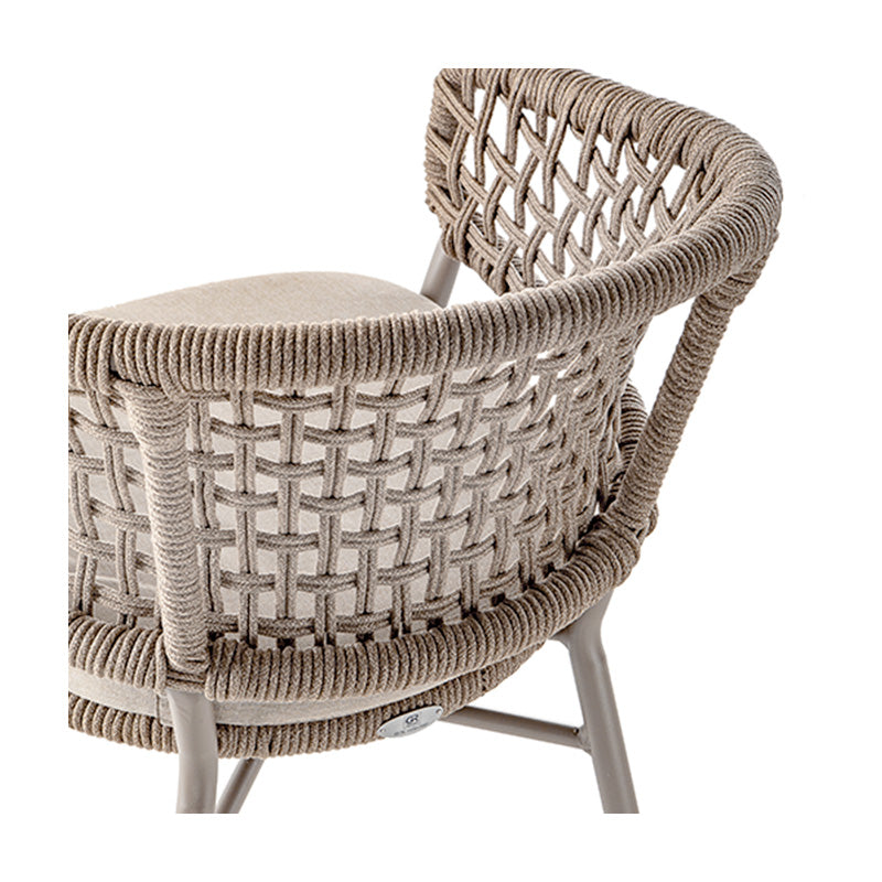 Vonkajšie kreslo na terasu Grattoni Atol taupe