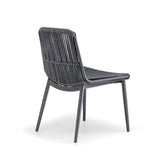 Grattoni záhradná stolička Como antracitová