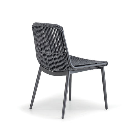 Grattoni záhradná stolička Como antracitová
