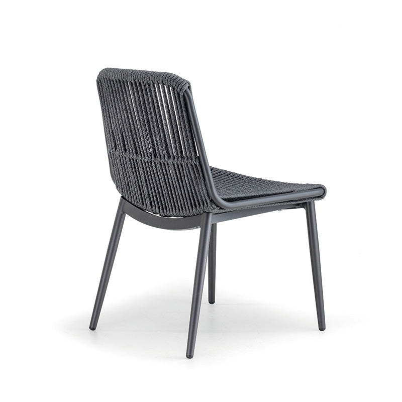 Grattoni záhradná stolička Como antracitová