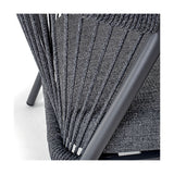 Záhradná súprava Grattoni Cordoba pre 4 osoby, antracitová