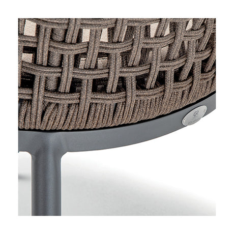 Grattoni záhradná stolička Cuba antracit/hnedá