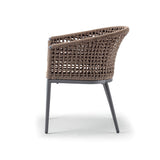 Grattoni záhradná stolička Cuba antracit/hnedá