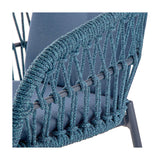 Grattoni záhradná stolička Elba modrá