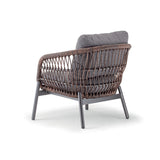 Záhradná súprava Grattoni Elba pre 4 osoby v hnedej farbe